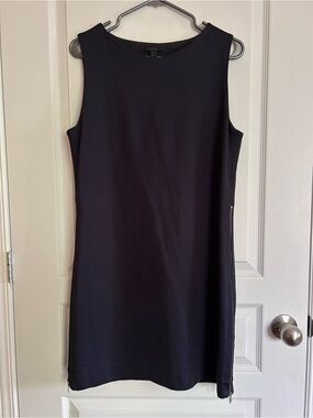 COS Black Sleeveless Mini Shift Dress with Side Zip